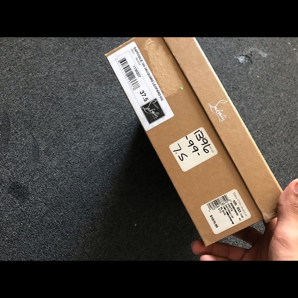 Leopard skin Red Bottoms size 37.5 - Picture 3 of 7